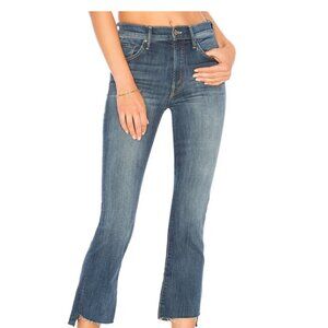Mother Jeans Women's in Insider Crop Step Fray Not Rough Enough, Size 25